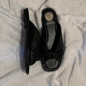Vince Camuto Irini Knotted Flat Sandal, Size 7.5
